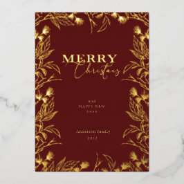 Foto da caligrafia de ouro Feliz Natal