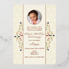 Foto da Cerimônia Moderna de Annaprashan Primeiro 