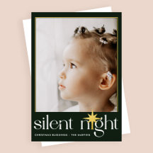 Foto da Estrela de Natal da Noite Verde Clássica