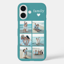 Foto da Família 6 Verde Azul