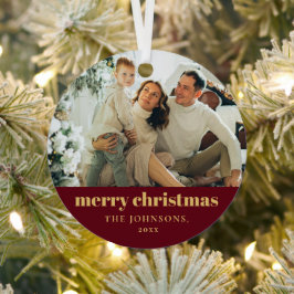 Foto da Família de Feliz Natal Moderna e Minimalis