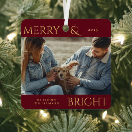 Foto da família de natal Red Na moda da Modern