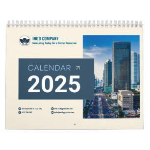 Foto da Família de Script Moderno 2025, Calendário