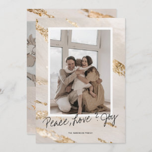 Foto da família do Cartões de natal de Natal moder