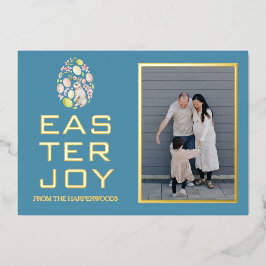 Foto da família Easter Eggs, Bênçãos de Páscoa Ele