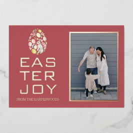 Foto da família Easter Eggs, Bênçãos de Páscoa Ele