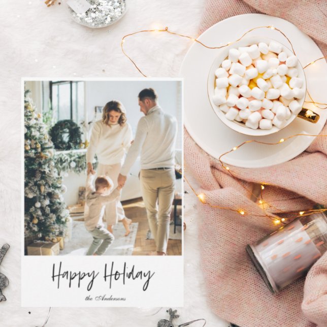 Foto da família moderna | Feriado Feliz Simples (Criador carregado)