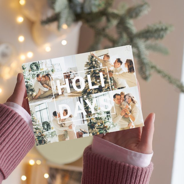 Foto da Família Natal Quatro | Cartão postal de fé (Criador carregado)