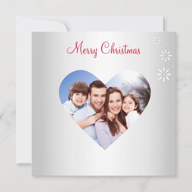 Foto da família personalizada de Natal no Prata (Frente)