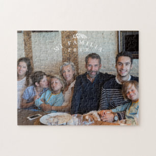 Foto da família personalizada  Quebra-cabeça de 