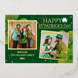 Foto da família "Shamrocks" de Dia de São Patrício