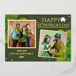 Foto da família "Shamrocks" de Dia de São Patrício