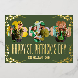 Foto da família "Shamrocks" de Dia de São Patrício