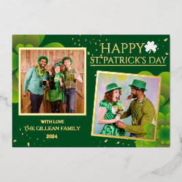 Foto da família "Shamrocks" de Dia de São Patrício
