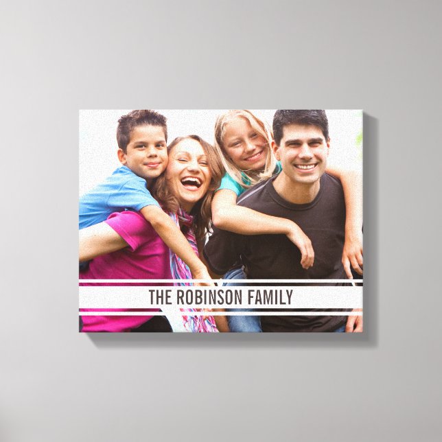 Foto da família Varsity Bar na Canvas Wall Art (Frente)