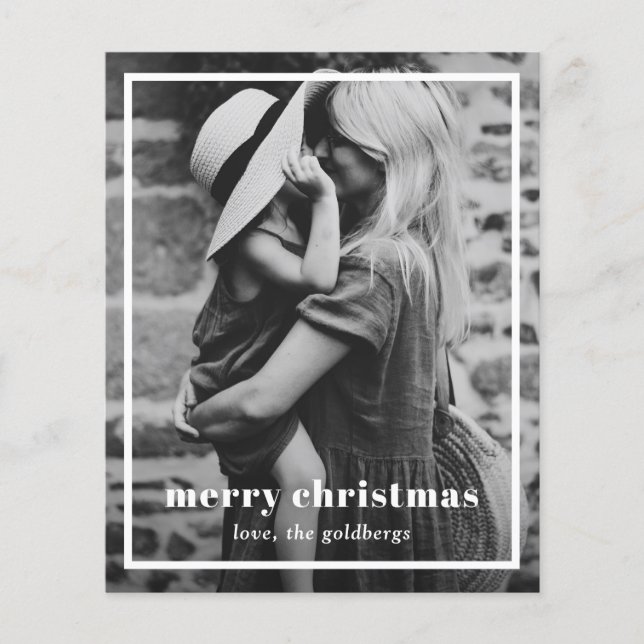 Foto da fronteira legante Natal moderno (Frente)