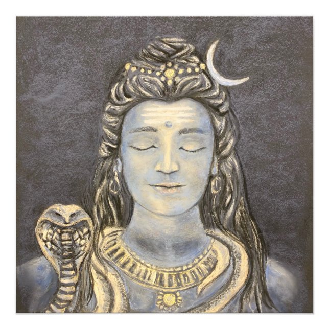 Foto da Meditação de Lord Shiva (Frente)
