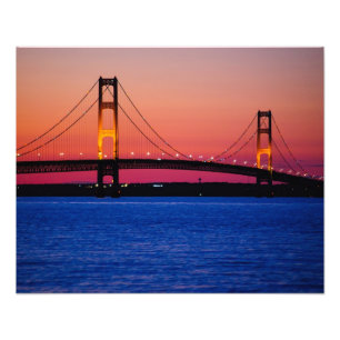 Foto da ponte de Mackinac