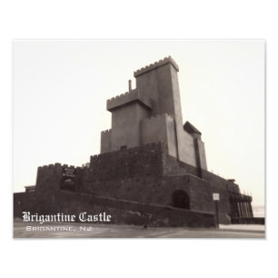 Foto da reprodução do castelo do Brigantine