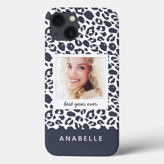 Foto da safra de impressão do leopardo moderno (Verso)