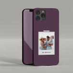 Foto da Vintage - Colagem tipografia roxa moderna<br><div class="desc">Trendy vintage retro fotografia tipografia na moda simples design moderna. A cor do plano de fundo roxo pode ser alterada.</div>