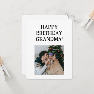 Foto da Vovó Aniversário Personalizado