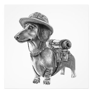 Foto Dachshund aventureiro