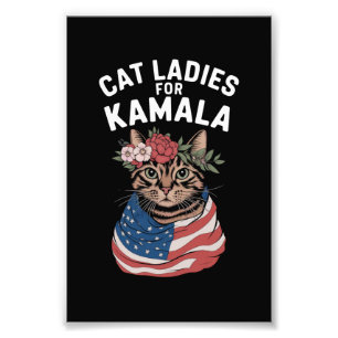 Foto Damas dos Gatos Para Kamala Dama dos Gatos Harris