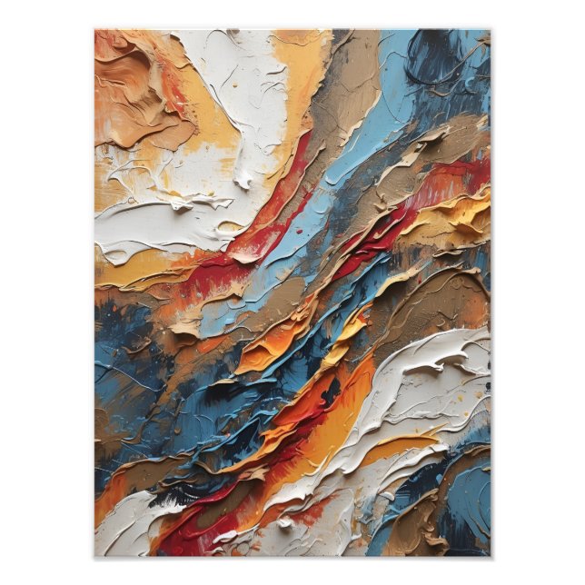 Foto Dança Cósmica: Uma Sinfonia de Texturas e Cores (Frente)