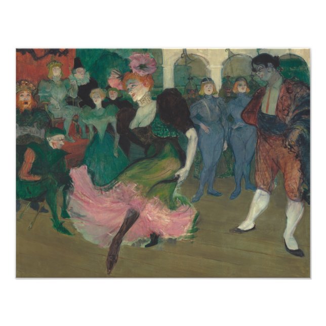 Foto Dançar o Bolero - Pintura de Toulouse-Lautrec (Frente)