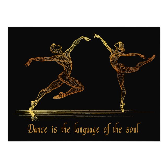 Foto Dançarinos Balés graciosos na elegante Arte da Lin (Frente)