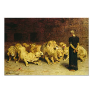 Foto Daniel no Lions'Den, 1872, por Briton Riviere