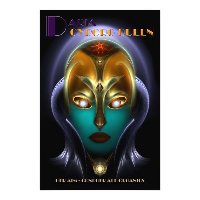 Foto Daria Cyborg Queen Photo Impressão (Frente)