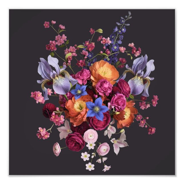 Foto Dark Botanical Bloom (Frente)