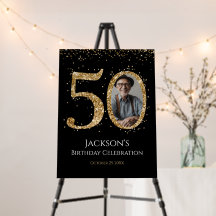 Foto de 50º aniversário da Glitter Dourada