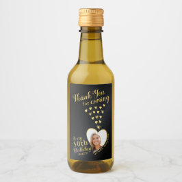 Foto de 50º aniversário, Dourada e negra, obrigado