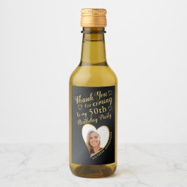 Foto de 50º aniversário, Dourada e negra, obrigado