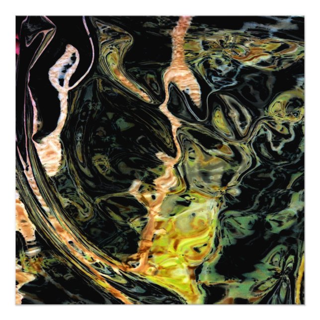 Foto de Abstrato "Campo no outono" alterada digita (Frente)