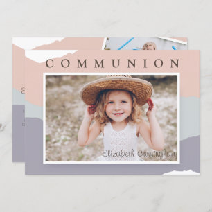 Foto de Abstrato Moderno Convite à Primeira Comunh