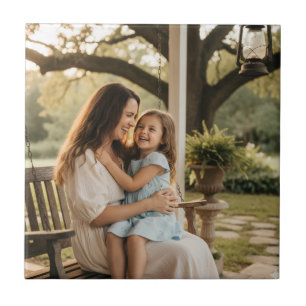 Foto de amor entre mãe e filha presente para o dia