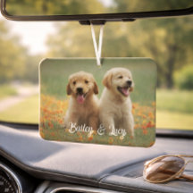 Foto de animal de estimação personalizável com tex