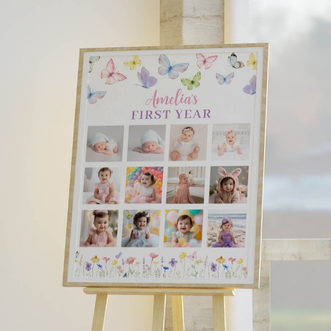 Foto de aniversário da borboleta Poster (Criador carregado)