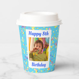 Foto de Aniversário da Criança: Aquarela Confetti