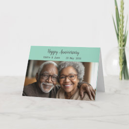 Foto de aniversário do aniversário do Cartão de An