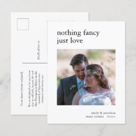 Foto de anúncio de elopemento minimalista