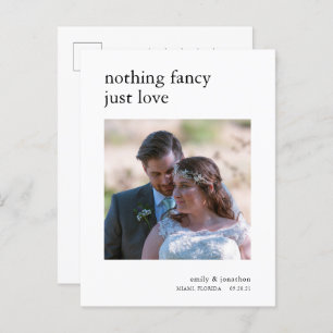 Foto de anúncio de elopemento minimalista