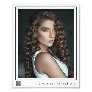 Foto de ator Borderline 8x10 Código QR