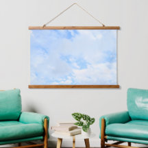 Foto de Baby Blue Peaceful Sky Nursery Room