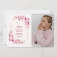 Foto de Blossomo Rosa Convite Religioso