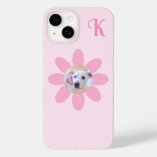 Foto de Cachorro Fofinho Menina Flor Rosa Inicial
